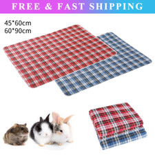 Guinea Pig Cage Liner Bedding Pee Pad Washable Fleece Waterproof 60*44/90*60cm