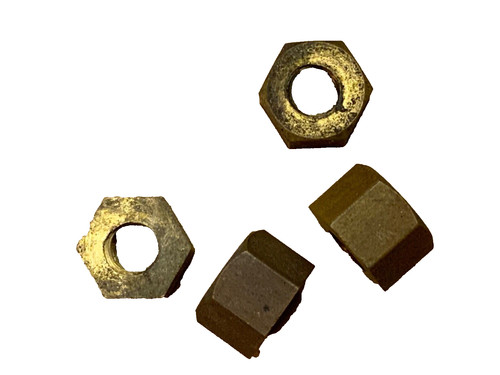 Brass bsw nuts - 4, 5/16"bsw