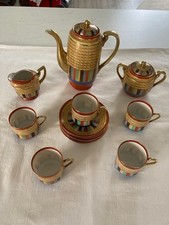 Japanese Vintage Coffee / Tea Set Chikaramachi 14 pieces Excellent condition.