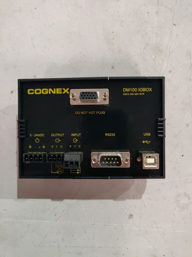 Cognex dm100 box interface - io,