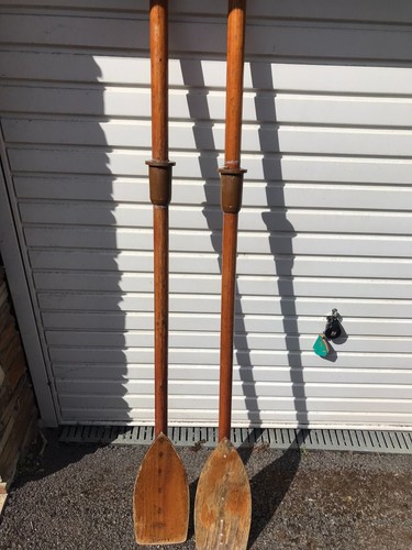 Vintage pair wooden boat - vintage,