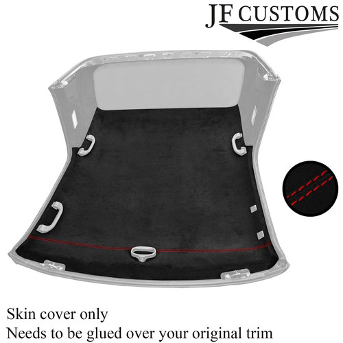Red stitch convertible hardtop - red,
