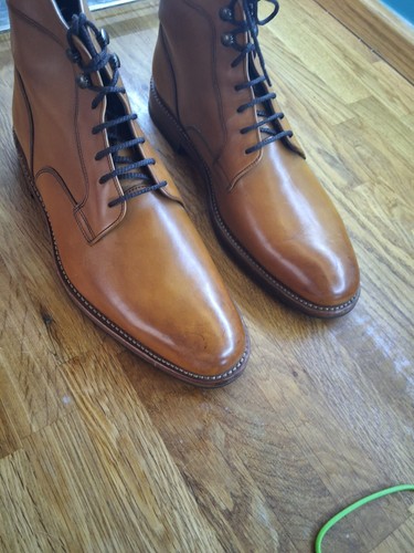 Loake rookes tan boot - tan, boot.