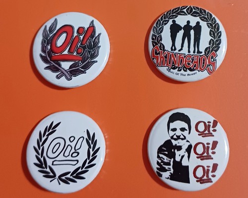 Skinhead badge set 4 - oi,