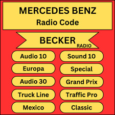 Unlock Code for MERCEDES BENZ