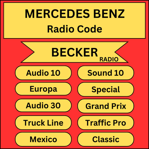 Unlock code for mercedes benz - unlock,