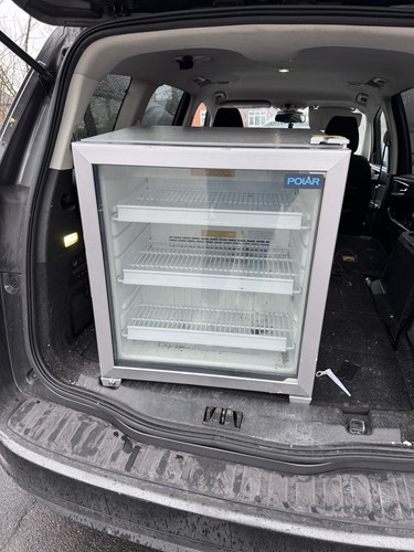 Display freezer 90l glass door - display,