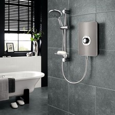 Triton Aspirante Electric Shower 8.5kW Gun Metal Modern 3 Spray ASP08GUNMTL