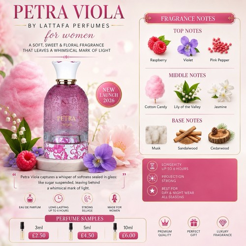 Perta viola lattafa - by, 5ml