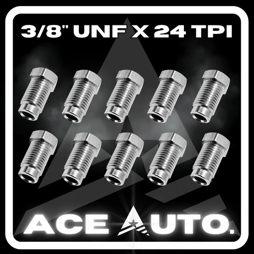 10x brake pipe male fitting - brake,
