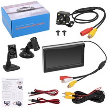 5" inch Car Rear View Kit Reversing Parking Camera LCD Monitor Night Vision Set