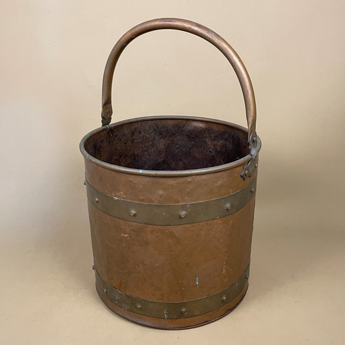 Antique metal copper coal - antique,