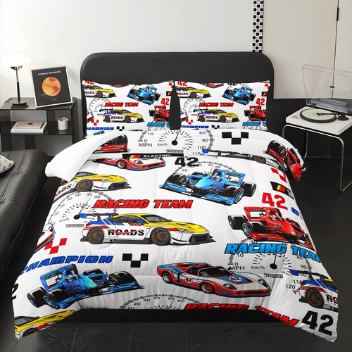 Lneffble race car comforter - lneffble,