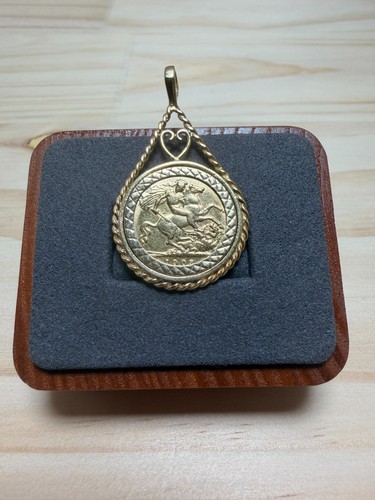 1903 gold half sovereign - half,