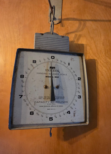 Vintage hanson hanging scale - vintage,