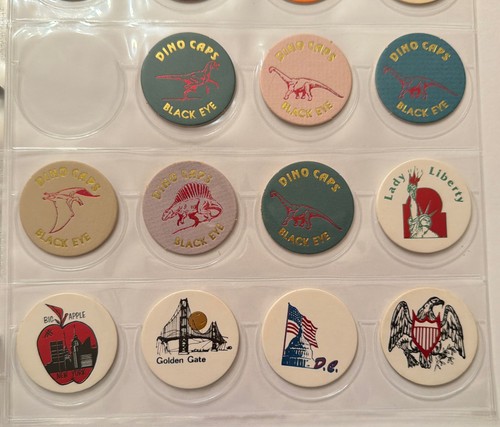 Lot vintage pogs milk - of,
