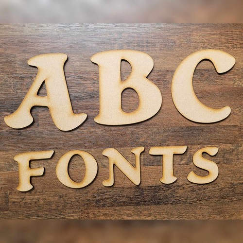 Wooden letters large mdf - wooden,
