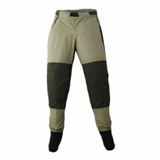 Fly Fishing Waders Pants Stocking Foot Waterproof Wading Trousers Waist Wader