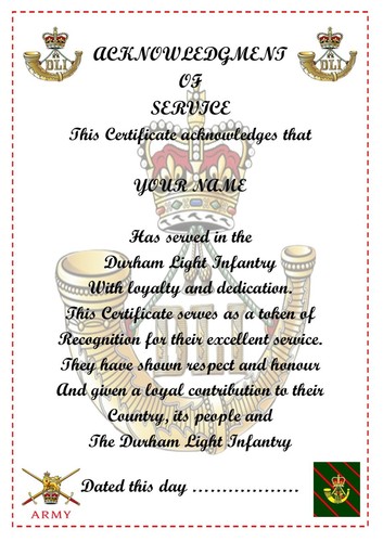 Durham light infantry dli - durham,