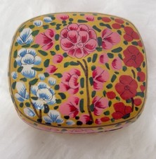 Vintage Kashmiri Hand Painted