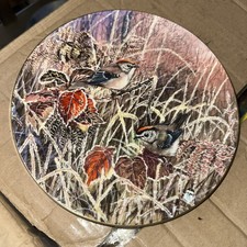 GOLDCRESTS COALPORT BIRD COLLECTORS PLATE FROM THE SERIES FROSTY MORNINGS LTD