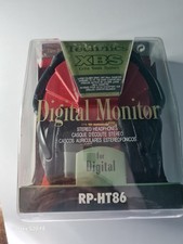 NEW RP-HT86 Technics digital monitor Vintage HEADPHONES XBS NEW OLD STOCK