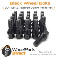 Wheel Bolts (20) Black for