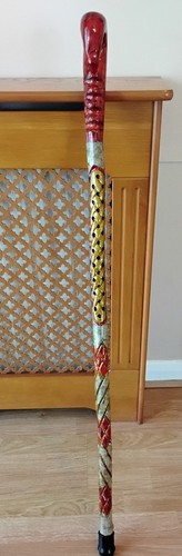 Handmade hazel staff - hazel, a