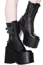 KILLSTAR Platform Boots Black Rogue
