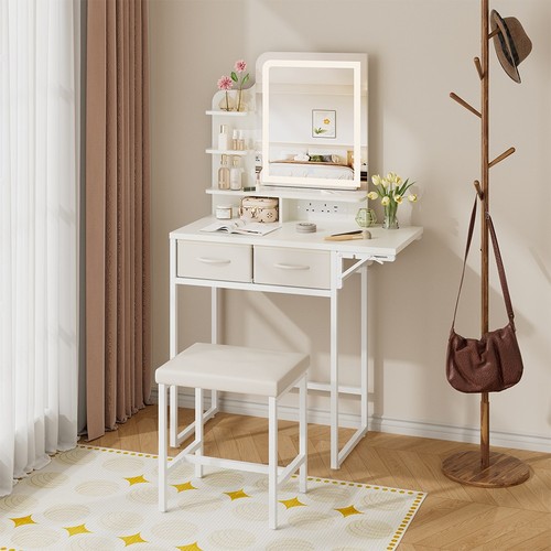 Dressing table with led mirror - dressing,