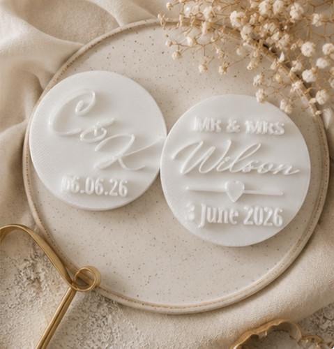 Personalised wedding cookie - wedding,