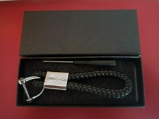 Mercedes Benz AMG Luxury leather keyring keychain fob Gift box UK