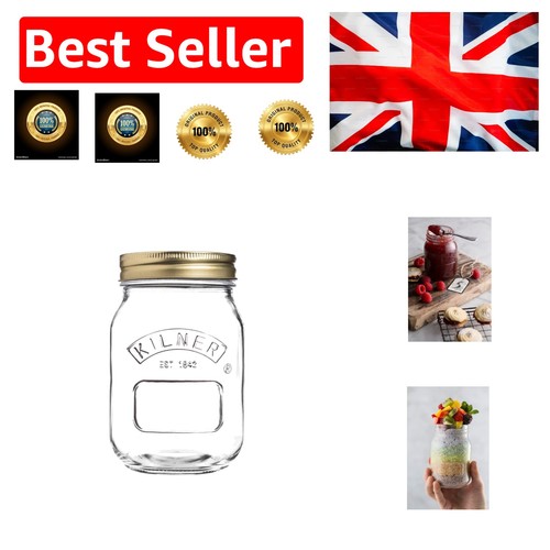 500ml round glass - round, jar