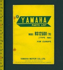 Yamaha RS125DX (1976-on) Parts