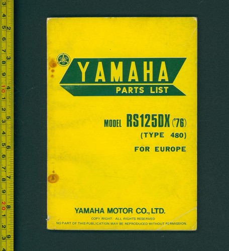Yamaha rs125dx parts - yamaha, (1976-on)