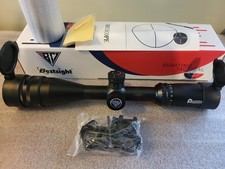 Paike Rifle Scope 4-16x44 AOE Red Green Blue Illuminated With Sunshade