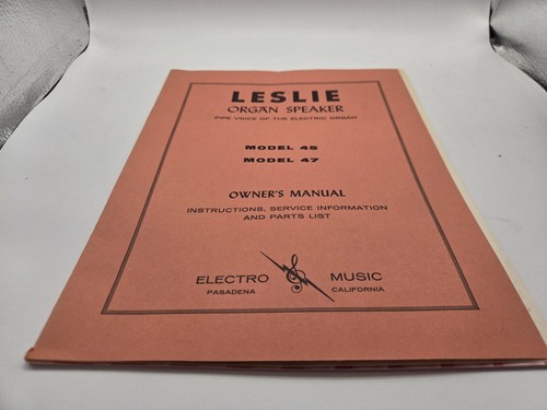 Leslie organ speaker - organ, pipe