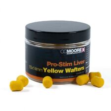 CC Moore Pro-Stim Liver Yellow Dumbell Wafters -Carp Fishing Bait -All Diameters