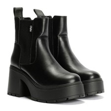 Buffalo Mila Chelsea Women's Black Boots