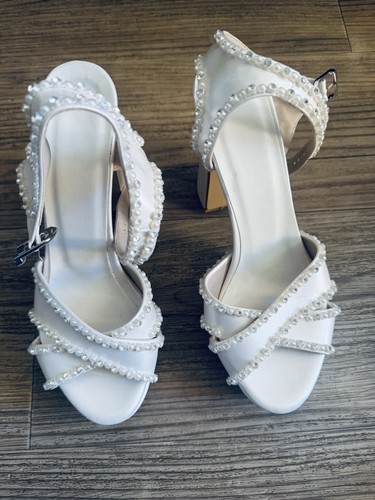 Ivory wedding shoes unworn - wedding, shoes.