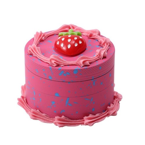 Strawberry birthday fake - birthday, cake
