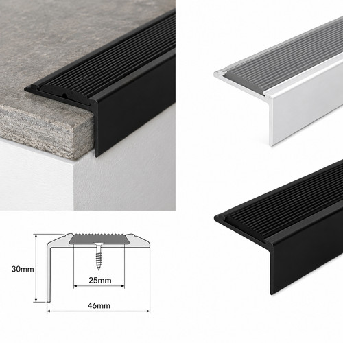 Aluminium stair nosing edge - stair,