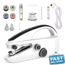 Handheld Cordless Sewing Machine Hand Held Thread Stitch Clothes Portable Mini