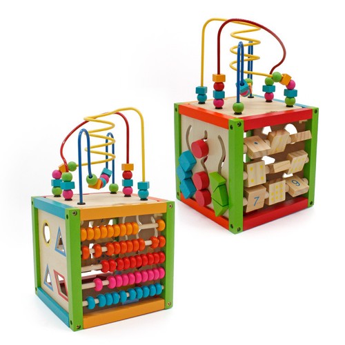 Wooden bead maze - 1,