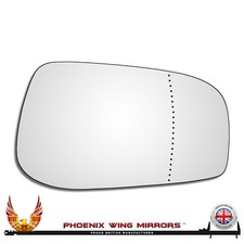 For Volvo V70 2003-2006 Wide Angle Wing Door Mirror Glass Right Hand Driver Side