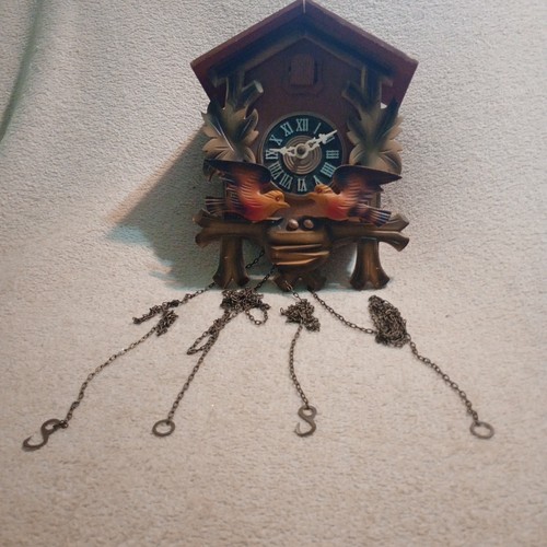 Vintage german cuckoo clock - vintage,