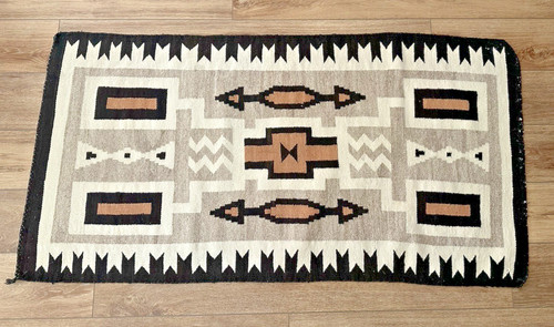 Vintage navajo rug - rug, 60"