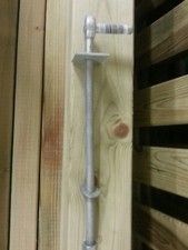 Galvanised farm gate hanger