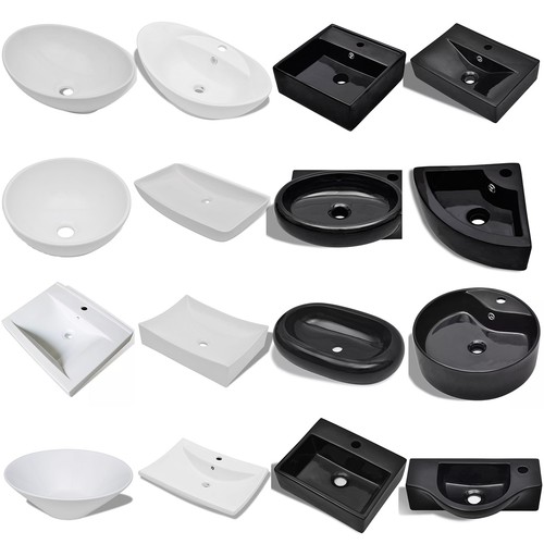 Ceramic basin sink bathroom - ceramic,