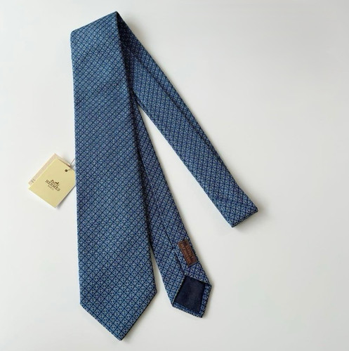 Hermes tie navy - hermes, silk